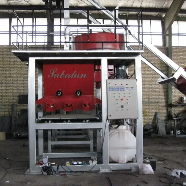 Three station artificial stone